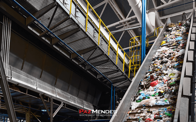 Exportação de resíduos